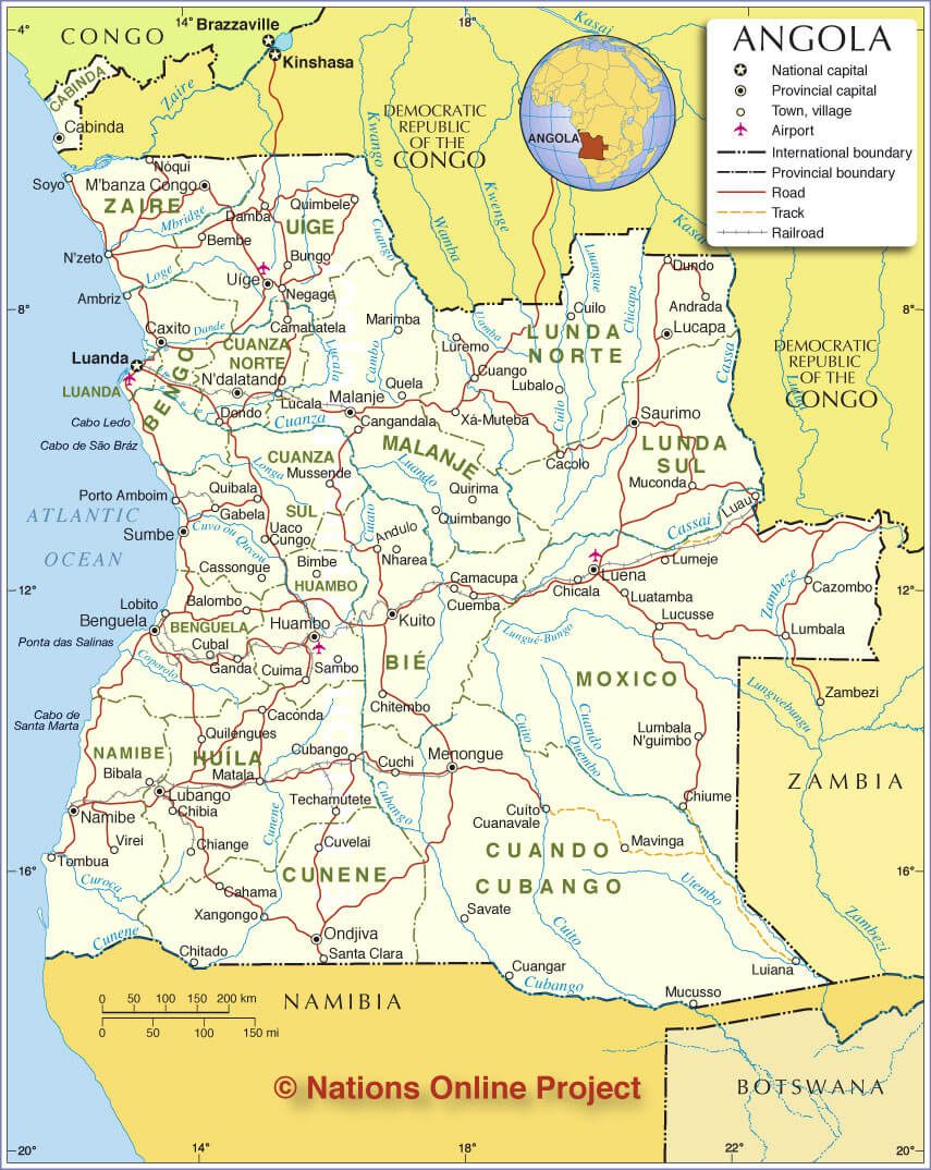 angola map